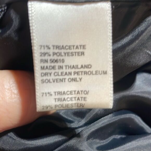 Anne Klein Black Pleated Straight Leg High Rise size 8 - Picture 13 of 13